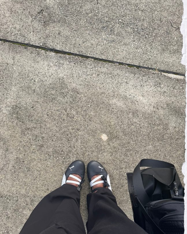 Outfit details on a walk